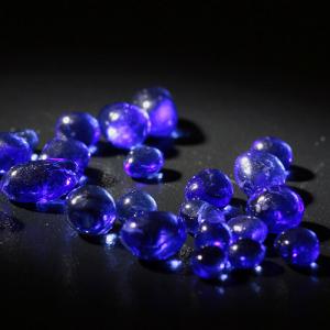 Aqua glass beads for pool