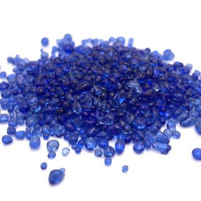 Color Glass Beads For Swimming Pool Dark Blue