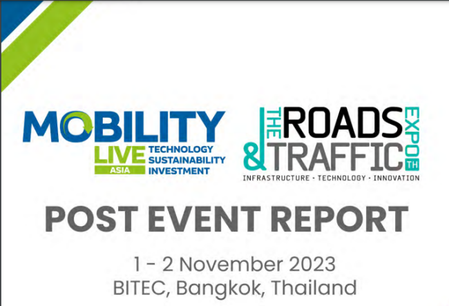 Mobility Live Asia 2023 and The Roads & Traffic Expo Thailand 2023